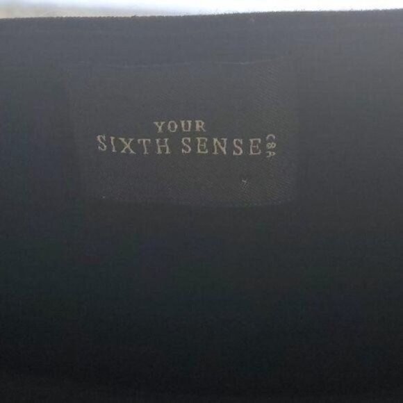 Your Sixth Sense Arc Designed Black & Grey Sz M Top Tunic - Picture 3 of 10